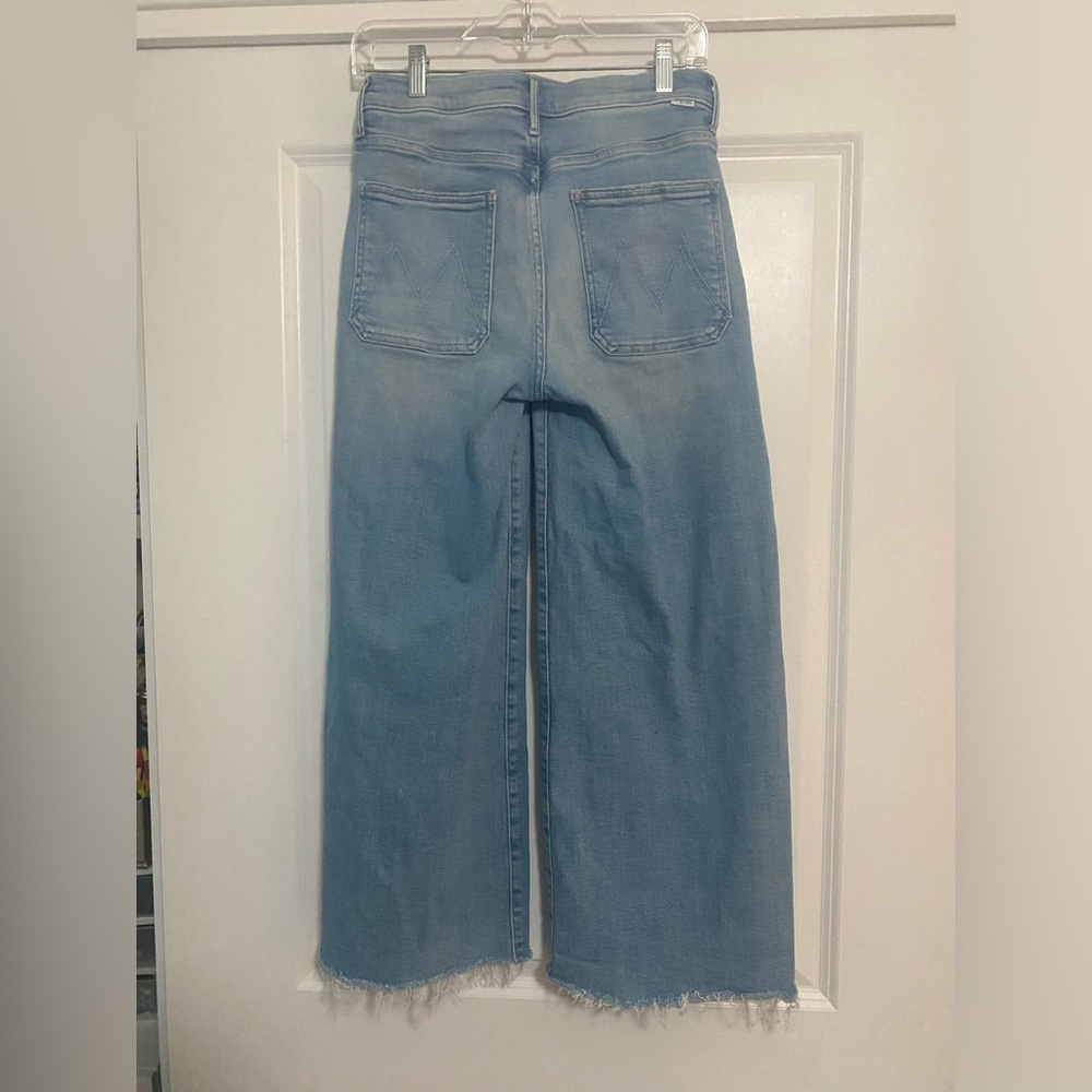 Mother Wide Leg Cropped High Waist Jeans - Picture 2 of 3